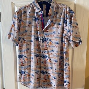Tropical Print Men's Shirt